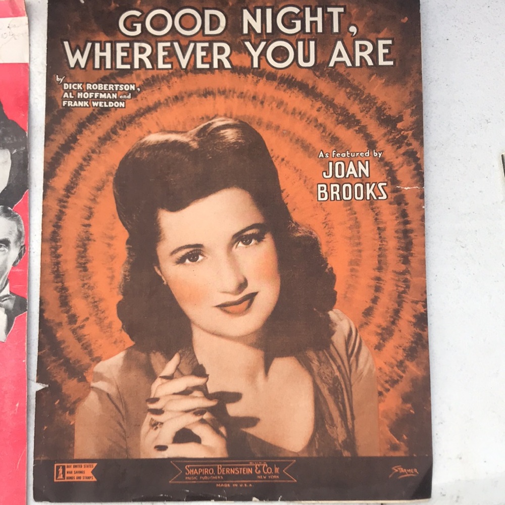 Vintage Original Sheet Music bundle of 6 Including And They Called It Dixieland